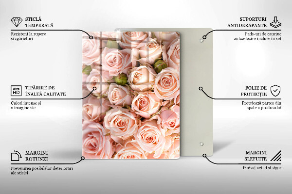 Planche à découper verre Feuille de veine naturelle