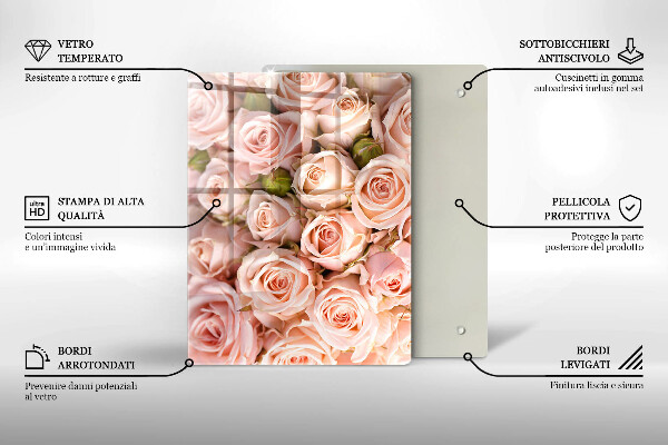 Planche à découper verre Feuille de veine naturelle