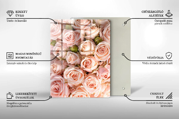 Planche à découper verre Feuille de veine naturelle