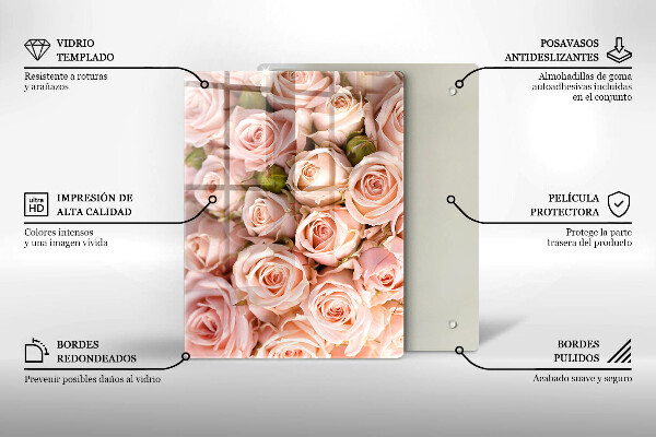 Planche à découper verre Feuille de veine naturelle