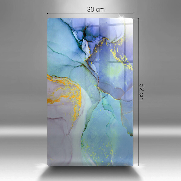 Protection pour plaque de cuisson Pierre dorée craquelée