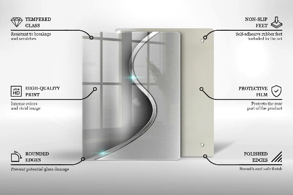 Protection pour plaque de cuisson Fond de géométrie 3D