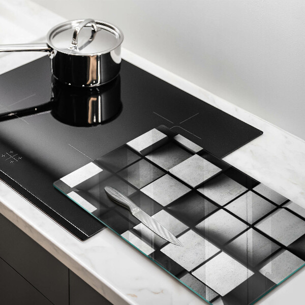 Protection pour plaque de cuisson Fond de géométrie 3D