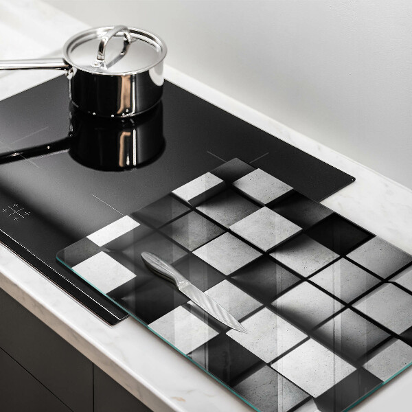 Protection pour plaque de cuisson Fond de géométrie 3D