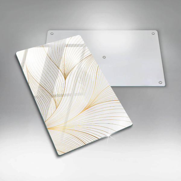 Planche à découper verre Modèle de lignes modernes