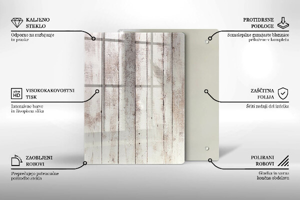 Planche à découper verre Abstraction d'encre
