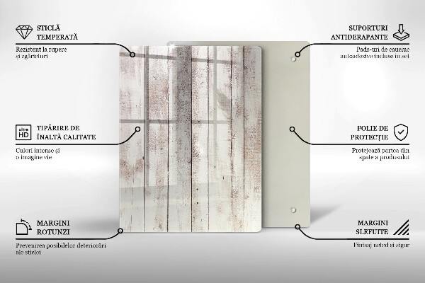 Planche à découper verre Abstraction d'encre