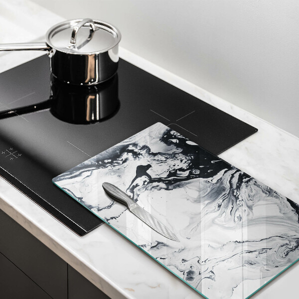 Planche à découper verre Abstraction d'encre