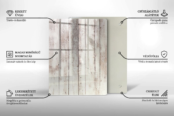 Planche à découper verre Abstraction d'encre