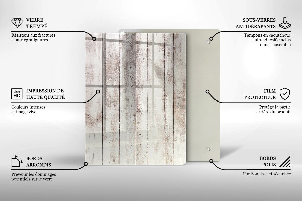 Planche à découper verre Abstraction d'encre