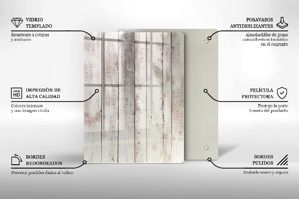 Planche à découper verre Abstraction d'encre