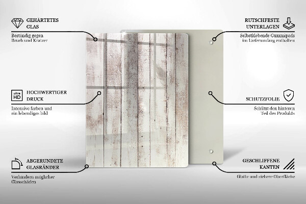 Planche à découper verre Abstraction d'encre