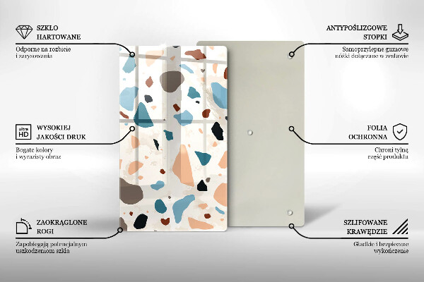 Protection pour plaque de cuisson Grès décoratif