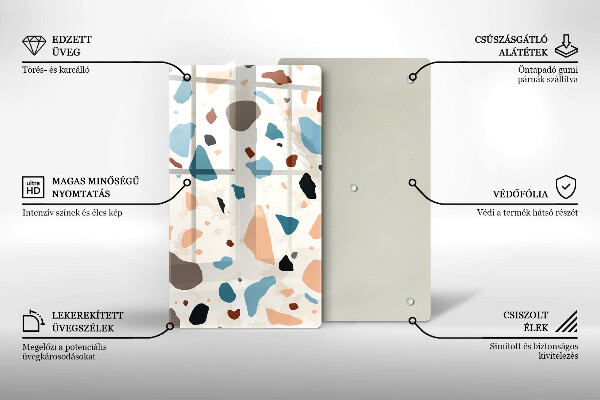 Protection pour plaque de cuisson Grès décoratif