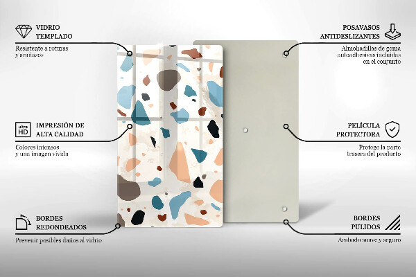 Protection pour plaque de cuisson Grès décoratif