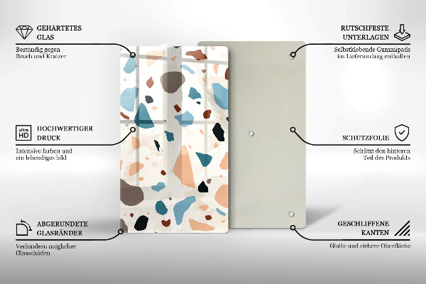 Protection pour plaque de cuisson Grès décoratif