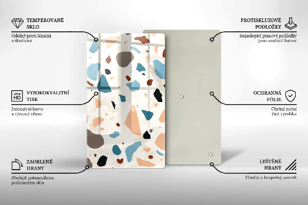 Protection pour plaque de cuisson Grès décoratif