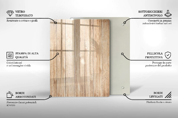 Protection pour plaque de cuisson Grès décoratif