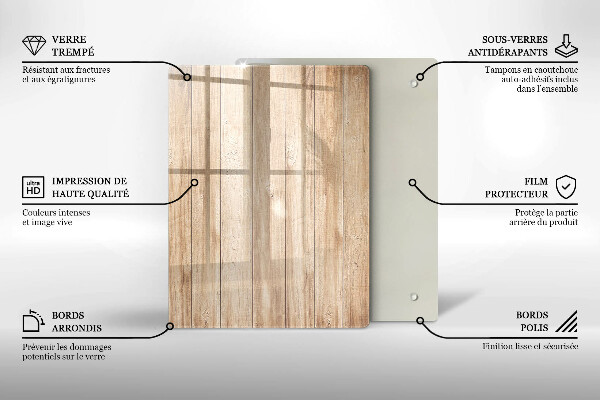 Protection pour plaque de cuisson Grès décoratif