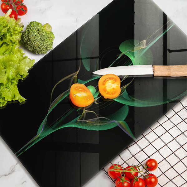 Planche à découper verre Abstraction moderne