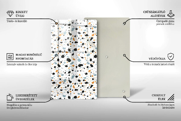 Protection pour plaque de cuisson Grès décoratif