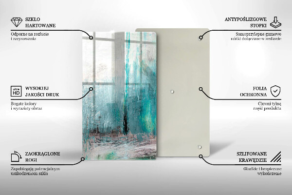 Planche à découper verre Fond d'abstraction de peinture