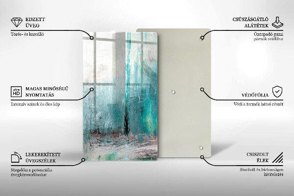 Planche à découper verre Fond d'abstraction de peinture