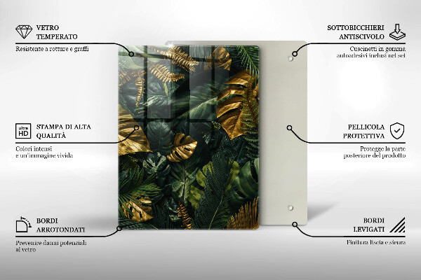 Protection pour plaque de cuisson Abstraction fluide