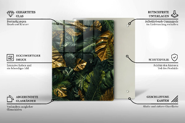 Protection pour plaque de cuisson Abstraction fluide