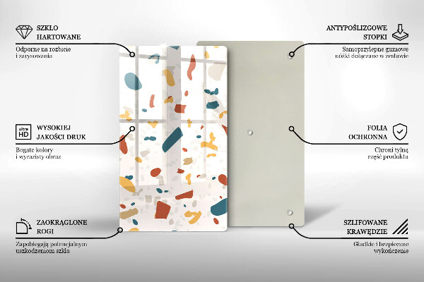 Protection pour plaque de cuisson Grès décoratif