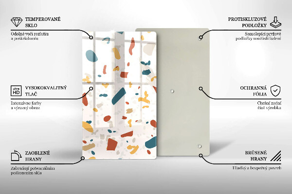 Protection pour plaque de cuisson Grès décoratif