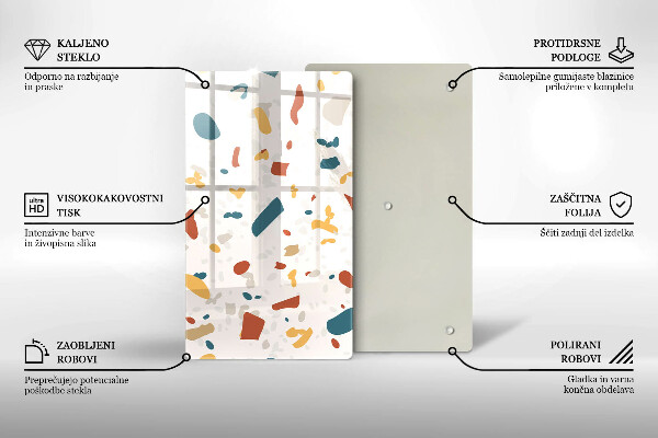 Protection pour plaque de cuisson Grès décoratif