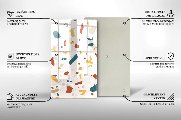 Protection pour plaque de cuisson Grès décoratif