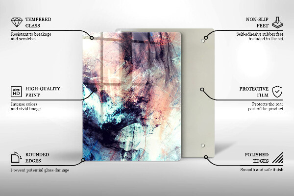 Protection pour plaque de cuisson Grès décoratif