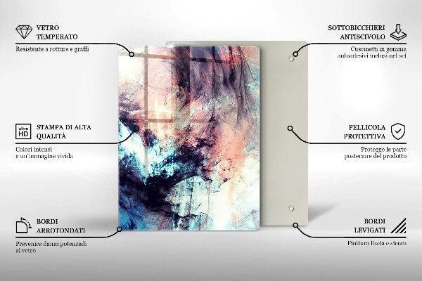 Protection pour plaque de cuisson Grès décoratif