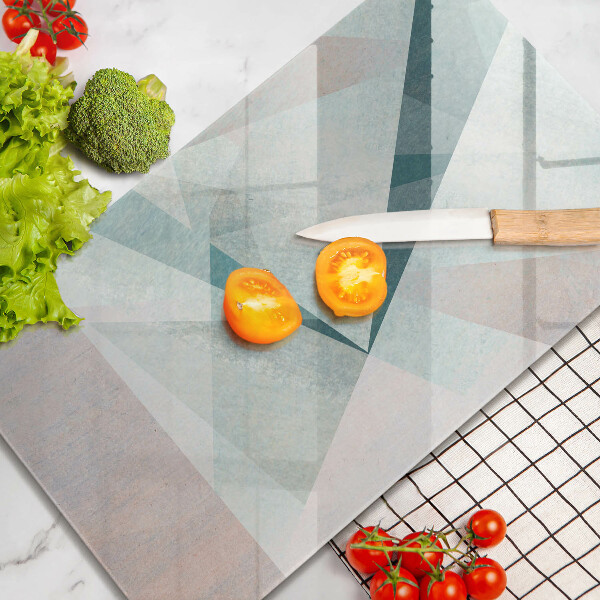 Planche à découper verre Abstraction nette