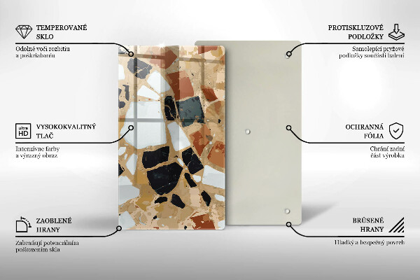 Protection pour plaque de cuisson Assiette pierres décoratives