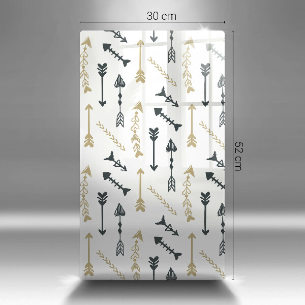 Planche à découper verre Modèle de flèches bohème