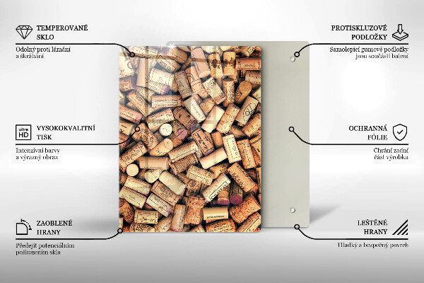 Planche à découper verre Cuillères aux épices