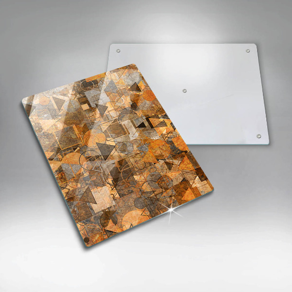 Planche à découper verre Modèle sans couture de figures géométriques