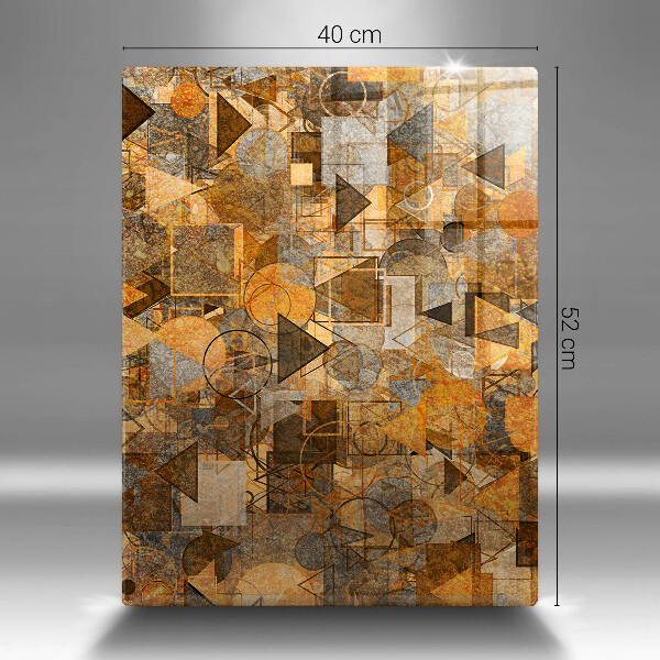 Planche à découper verre Modèle sans couture de figures géométriques