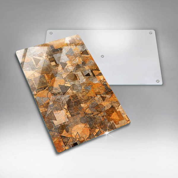 Planche à découper verre Modèle sans couture de figures géométriques