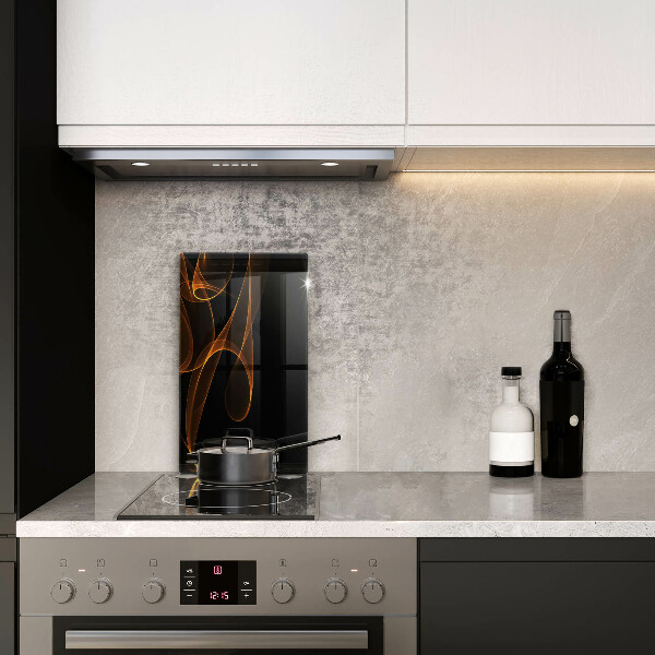 Planche à découper verre Lignes abstraites