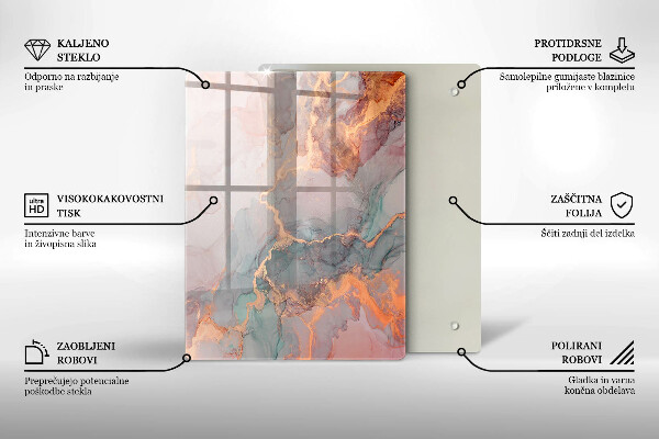 Protection pour plaque de cuisson Pierre décorative