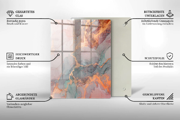 Protection pour plaque de cuisson Pierre décorative