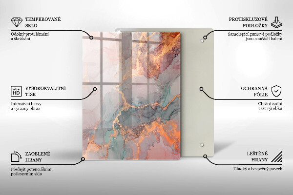 Protection pour plaque de cuisson Pierre décorative