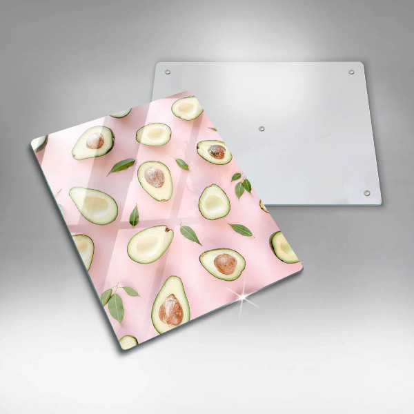 Planche à découper verre Modèle d'avocat
