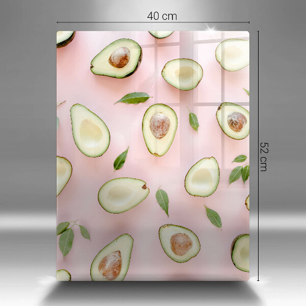 Planche à découper verre Modèle d'avocat