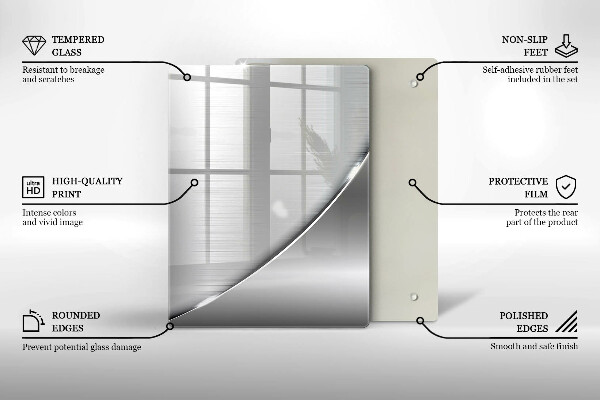Protection pour plaque de cuisson Triangles et eau