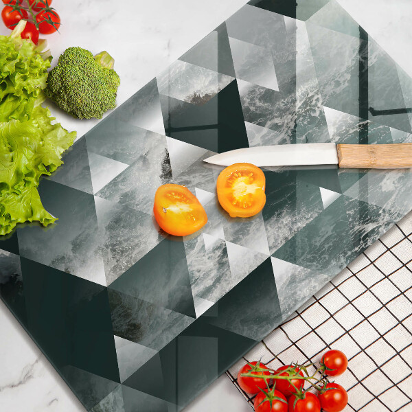 Protection pour plaque de cuisson Triangles et eau